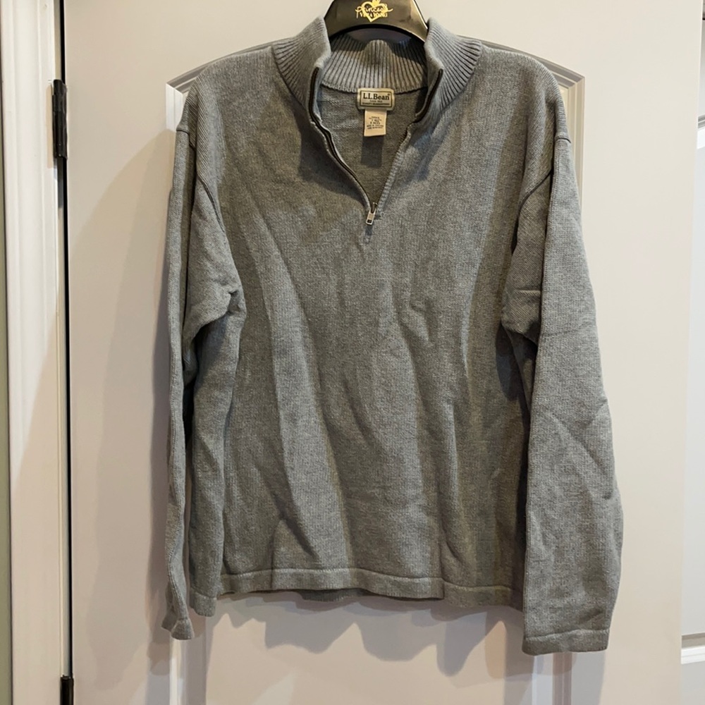 LL Bean quarter zip sweater